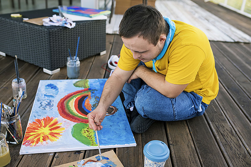 Down Syndrome Artist